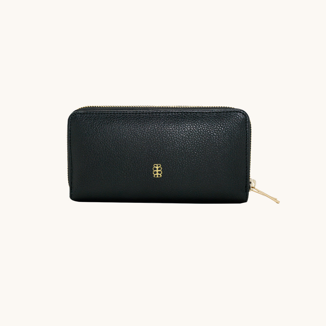 Double zipper wallet